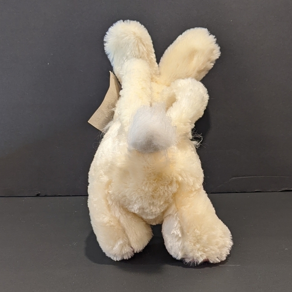 2/$20 cream bunny rabbit plush hand bag 12” Easter - Picture 6 of 12